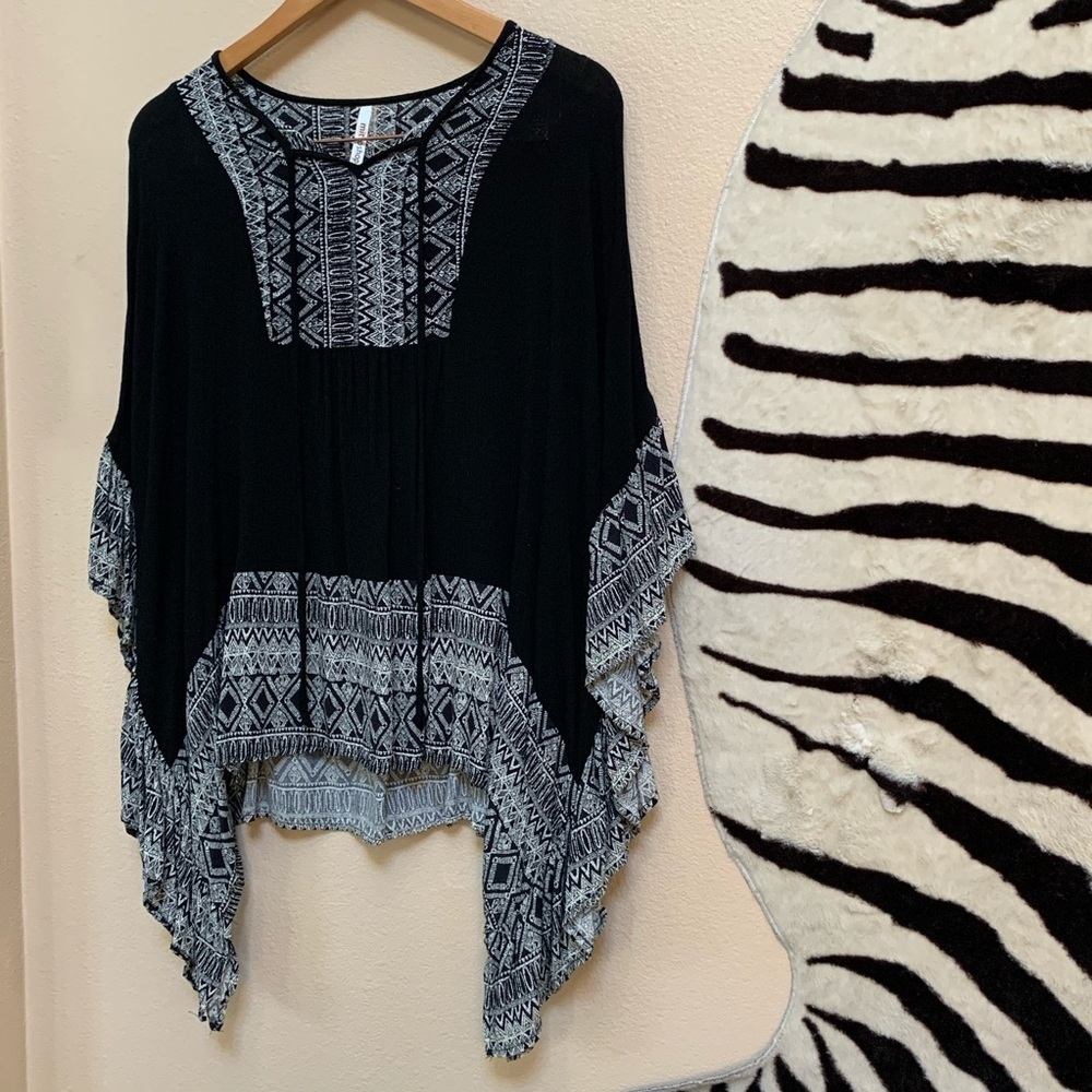 NWOT MITTOSHOP Boho style Blouse Size S/M